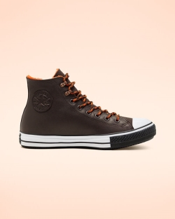 Converse Winter GORE-TEX Chuck Taylor All Star Férfi Magasszárú Barna/Narancssárga | KBGJACH-HU